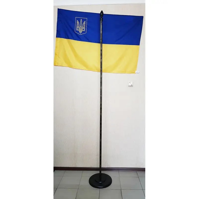 Флагшток з підставкою, дерево, висота - 250 см, діаметр - 25 мм